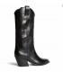 BOTA CAMPERA BORDADA M6761 NEGRO