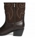 BOTA CAMPERA BORDADA M6751 CAFE