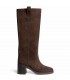 BOTA LISA TACON CUADRADO M6820 CAFE