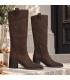 BOTA LISA TACON CUADRADO M6820 CAFE