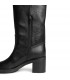 BOTA LISA TACON CUADRADO M6820 NEGRO