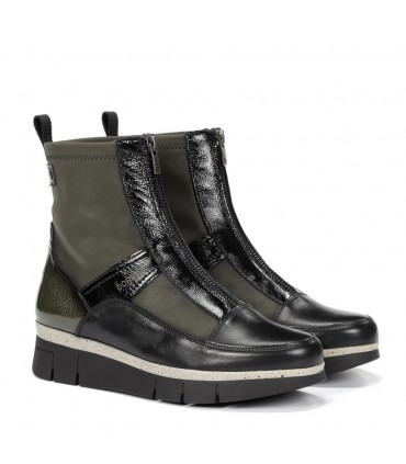 ZAPATILLA ABOTINADA DORKING BY FLUCHOS INDIA D9331 NEGRO VERDE