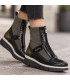 ZAPATILLA ABOTINADA DORKING BY FLUCHOS INDIA D9331 NEGRO VERDE