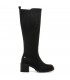 BOTA ELASTICA MUSTANG TACON CUADRADO 51992 NEGRO