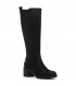 BOTA ELASTICA MUSTANG TACON CUADRADO 51992 NEGRO