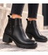 BOTIN PIEL FLUCHOS F2109 FUGAZ NEGRO