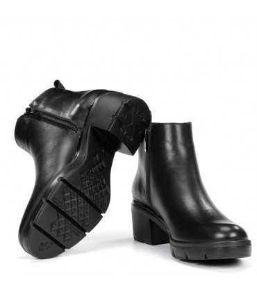 BOTIN PIEL FLUCHOS F2109 FUGAZ NEGRO