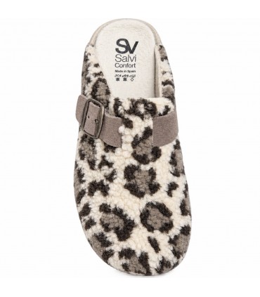 ZAPATILLA CASA SALVI IRBIS 29L-000 LEOPARDO