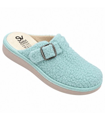 ZAPATILLA CASA SALVI TEDDY 29L-000 AGUAMAR