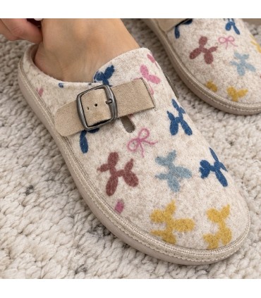 ZAPATILLA CASA SALVI PERRITOS GLOBOS 29T-604 ARENA