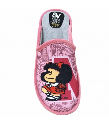 ZAPATILLA CASA SALVI MAFALDA 01T-614 SUAPEL SALMON