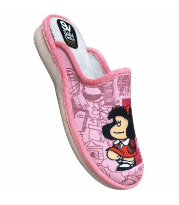 ZAPATILLA CASA SALVI MAFALDA 01T-614 SUAPEL SALMON