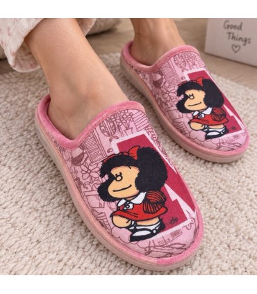ZAPATILLA CASA SALVI MAFALDA 01T-614 SUAPEL SALMON