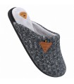 ZAPATILLA CASA DEVALVERDE 5500 LANA NEGRO