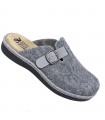 ZAPATILLA CASA SALVI HEBILLA 41L-000 ELFO GRIS