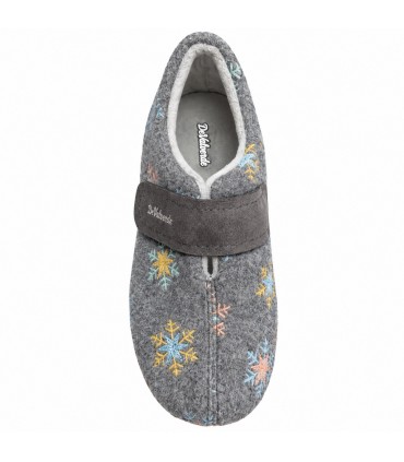 ZAPATILLA DEVALVERDE ABOTINADA 6097 NIEVE GRIS