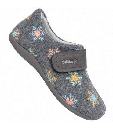 ZAPATILLA DEVALVERDE ABOTINADA 6097 NIEVE GRIS