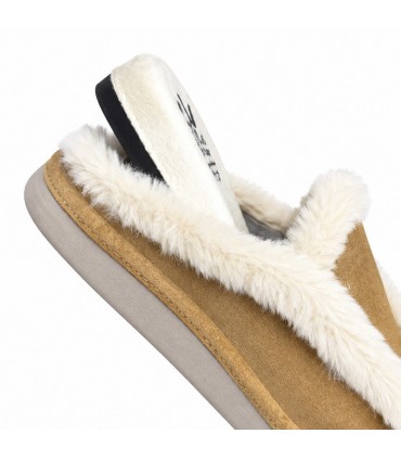 ZAPATILLA CASA SALVI PELITO NUUK 75B-028 TOSTADO