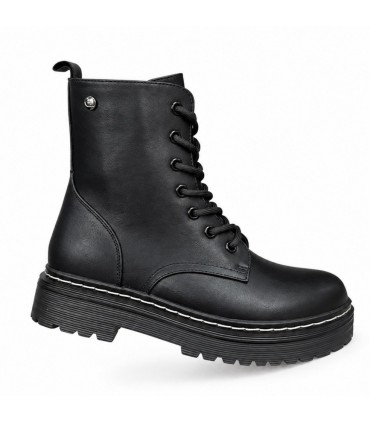 BOTIN MILITAR PLATAFORMA DNG DZS31985 NEGRO