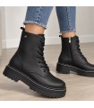 BOTIN MILITAR PLATAFORMA DNG DZS31985 NEGRO