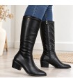 BOTA TACON ANCHO ISTERIA 1325 NEGRO