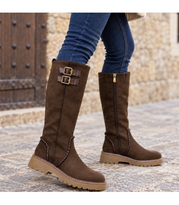 BOTA AMARPIES ALTA AJC31165 MARRON