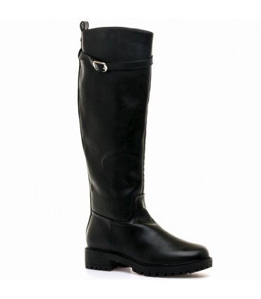 BOTA ALTA PLANA MUSTANG 56254 NEGRO