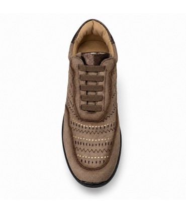 ZAPATILLA AMARPIES COMODA AMD31055 TAUPE