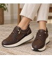 ZAPATILLA AMARPIES CREMALLERA AXQ31023 MARRON