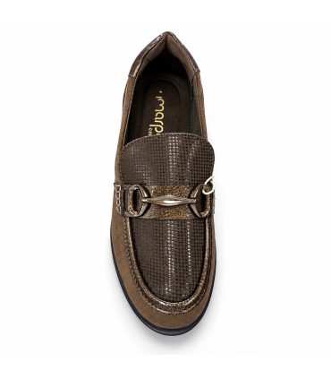 ZAPATO AMARPIES ADORNO AMD31032 TAUPE
