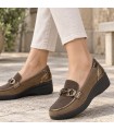 ZAPATO AMARPIES ADORNO AMD31032 TAUPE