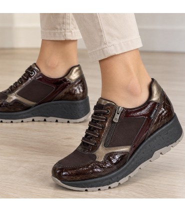 ZAPATO FLUCHOS PIEL MORGAN F2308 CAFE