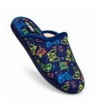 ZAPATILLA CASA JAVER VIDEOJUEGOS 31-367 MARINO