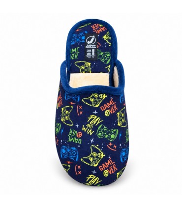 ZAPATILLA CASA JAVER VIDEOJUEGOS 31-367 MARINO