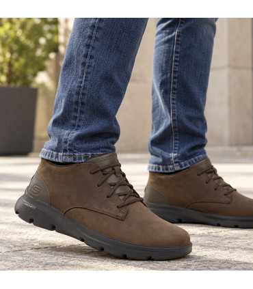 BOTIN SKECHERS RIDLEY CON SLIP-INS ARCHFIT 205514 COCOA