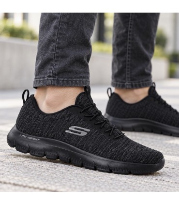 ZAPATILLA SKECHERS MEMORY FOAM 232697 SORENZ BLACK