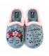 ZAPATILLA CASA FRIDA FLORES 30-502 AGUAMAR