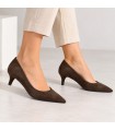 ZAPATO TACON FINO ANTELINA CHOCOLATE DDN31838