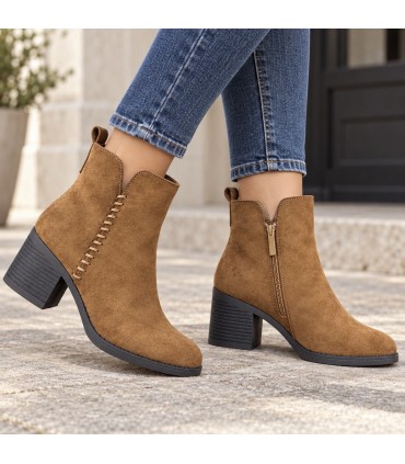 BOTIN ETIKA NATUREL TACON ANCHO 30042 CAMEL