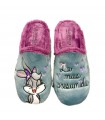 ZAPATILLA VULCA-BICHA CONEJA 4346 TURQUESA FRAMBUESA