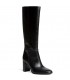 BOTA ALTA TACON CUADRADO M6870 NEGRO