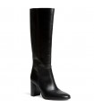 BOTA ALTA TACON CUADRADO M6870 NEGRO