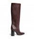 BOTA ALTA TACON CUADRADO M6870 BURDEOS