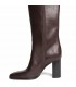 BOTA ALTA TACON CUADRADO M6870 BURDEOS
