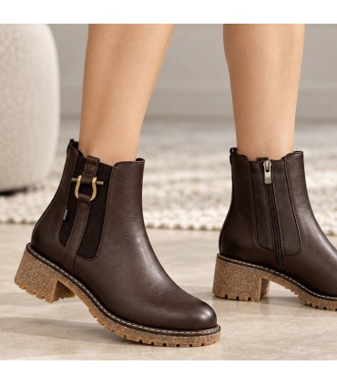 BOTIN PIEL TACON CAFE DORKING BY FLUCHOS D9796-SK