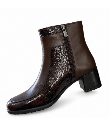 BOTIN PIEL TACON DORKING BY FLUCHOS IKIA 9199 CASTAÑO CAFE