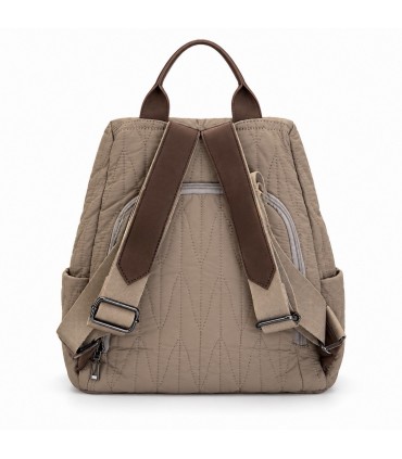 MOCHILA NYLON 28983 TAUPE