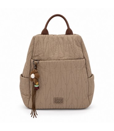 MOCHILA NYLON 28983 TAUPE