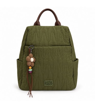 MOCHILA NYLON 28983 KHAKI