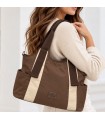 BOLSO NYLON MDZT260443-2 CAFE